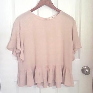 Ruffle Hem Top
